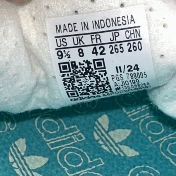 Women's Adidas SL 72 OG Shoes Easy Mint / Semi Flash Aqua / Off White JI0199 NEW - Picture 10 of 10